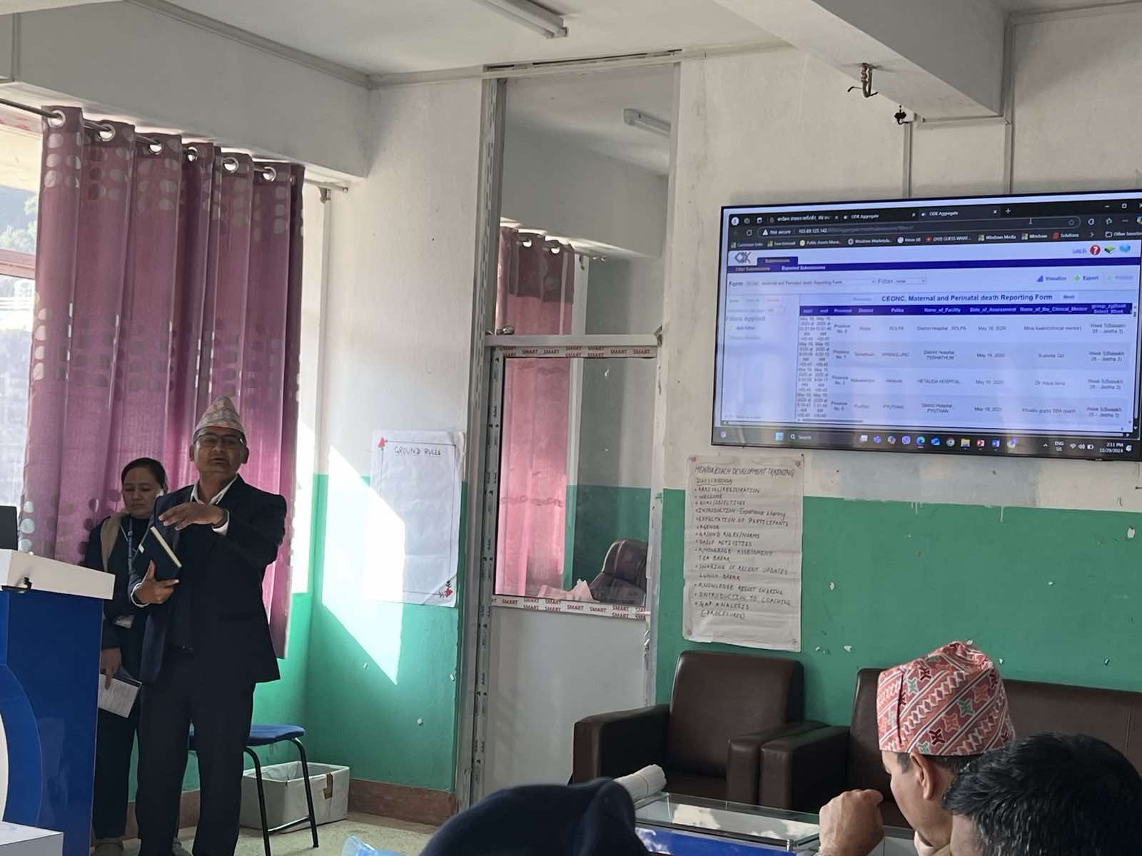 MNH Mentor Development Training @ Baglung