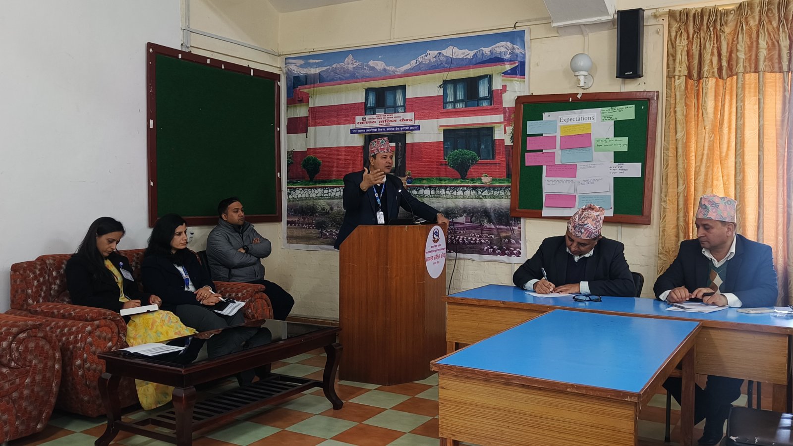 तालिम साईट बीच समन्वयात्मक अन्तरक्रिया कार्यक्रम।