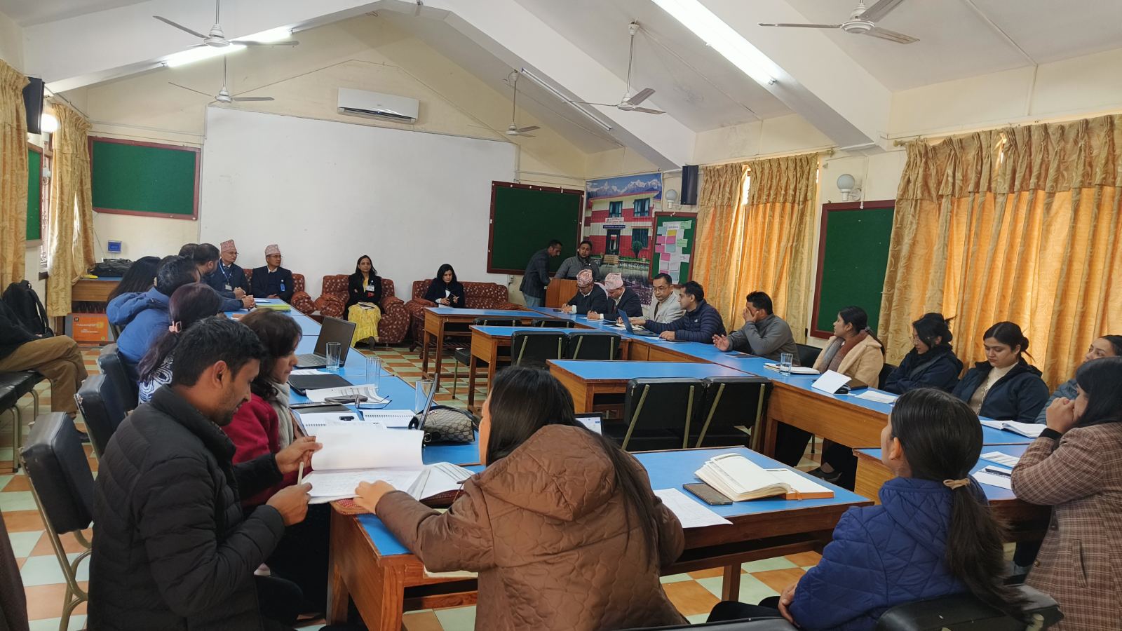 तालिम साईट बीच समन्वयात्मक अन्तरक्रिया कार्यक्रम।
