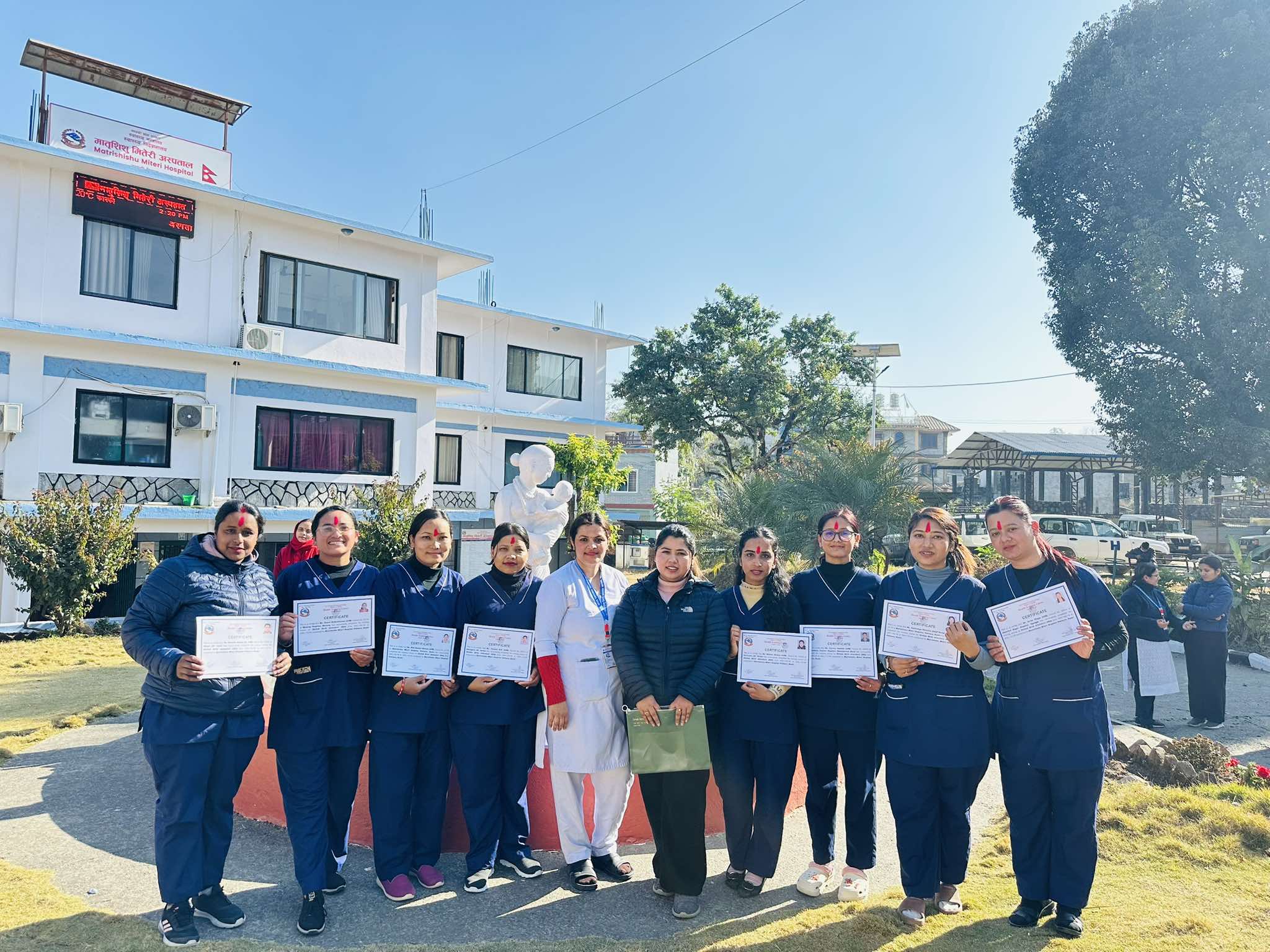 SBA @ Matrishishu Miteri Hospital, kaski